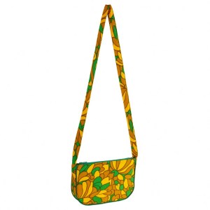 Vihreäkeltainen pieni laukku